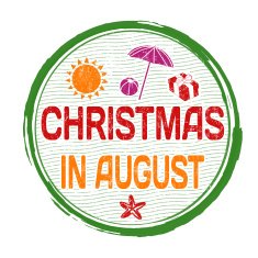 Christmas in august stamp N4