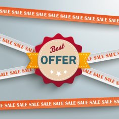 Sale Sticker Lines