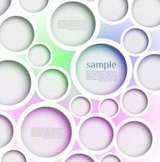 Abstract web design bubble with line background