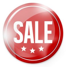 Sale Round Button Icon N2