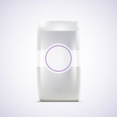 Blank Package on white background vector N3