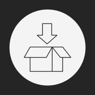 logistics freight line icon N37