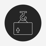 logistics freight line icon N47
