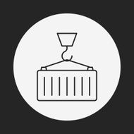 logistics freight line icon N56