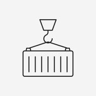 logistics freight line icon N57