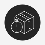 logistics freight line icon N58