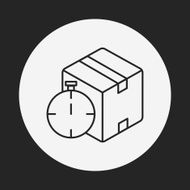 logistics freight line icon N60