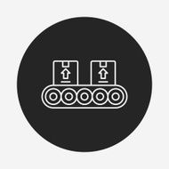 logistics freight line icon N61