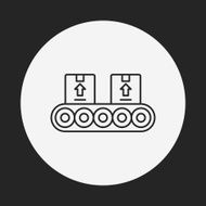 logistics freight line icon N63