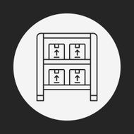 logistics freight line icon N66