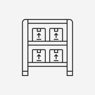 logistics freight line icon N67