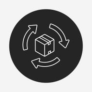 logistics freight line icon N72