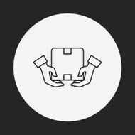 logistics freight line icon N82