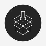 logistics freight line icon N87