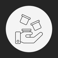 logistics freight line icon N97