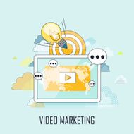 video marketing concept
