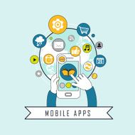 mobile apps concept N7