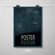 abstract poster template design