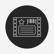 Barcode Label line icon N11