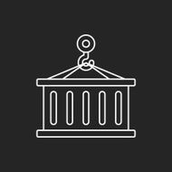 logistics freight line icon N100
