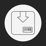 logistics freight line icon N105