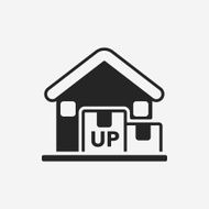 logistics freight warehouse icon N8