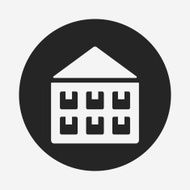 logistics freight warehouse icon N9