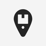 logistics freight map icon N12