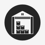 logistics freight warehouse icon N13