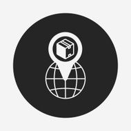 logistics freight map icon N13