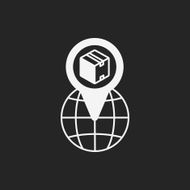 logistics freight map icon N14