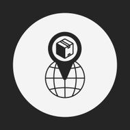 logistics freight map icon N15
