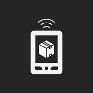 logistics freight phone icon N3