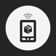 logistics freight phone icon N4