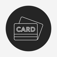 credit card line icon N9