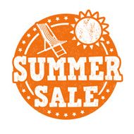 Summer sale stamp