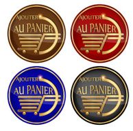 &#039;Ajouter au panier&#039; - Add to cart French icon set