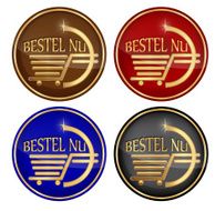 &#039;Bestel Nu&#039; - Add to cart dutch icon set