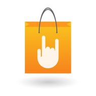 Shopping bag with a hand
