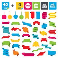Sale speech bubble icons Buy cart symbol N7