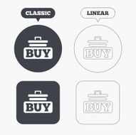Buy sign icon Online buying cart button N5