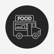 vendor carts line icon
