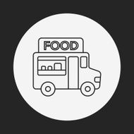 vendor carts line icon N3