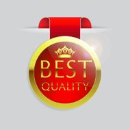 best quality golden badge
