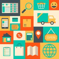 Design elements for online supermarket