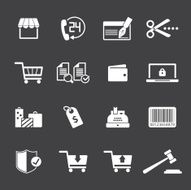 Shopping Icons N115