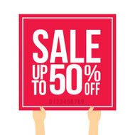 Discount sale banner