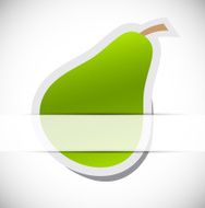 Background with pear