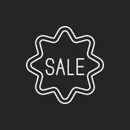 sale discount line icon N10