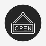 shop open line icon N4